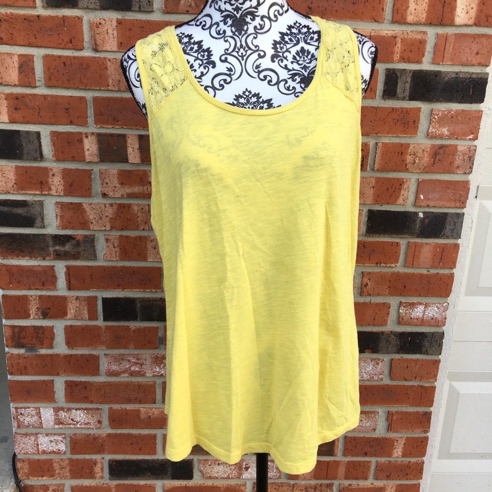 Sonoma Yellow Tank Top. Size XL